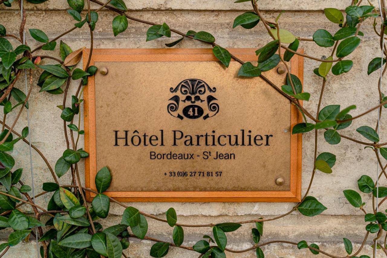 Hotel Particulier - Bordeaux St Jean المظهر الخارجي الصورة